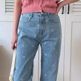 総柄リボンプリントライトウォッシュデニム(PANTS) | GRAXIA | 詳細画像7 