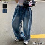 スポーティストリートY2Kバギーフィットデニム(PANTS) | GRAXIA | 詳細画像1 