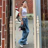 スポーティストリートY2Kバギーフィットデニム(PANTS) | GRAXIA | 詳細画像17 