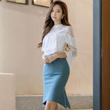 美麗レースベルスリーブトップス＆パールタイトスカートセットアップ(キャバドレス … | GRAXIA | 詳細画像3 