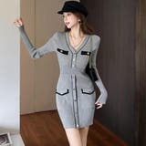 フレンチエレガンスなニットワンピース(キャバドレス・CABARETDRESS) | GRAXIA | 詳細画像4