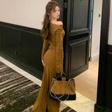 サイドギャザーオフショルセットアップ(キャバドレス・CABARETDRESS) | GRAXIA | 詳細画像3 