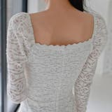 ラグジュアリーオーナメントレースパフスリーブワンピース(キャバドレス CABAR… | GRAXIA | 詳細画像5 