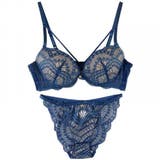 クロスストリングが魅せる美谷間×総レースの気品漂う大人のブラ ショーツセット(ブ… | GRAXIA | 詳細画像11 