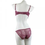 クロスストリングが魅せる美谷間×総レースの気品漂う大人のブラ ショーツセット(ブ… | GRAXIA | 詳細画像14 