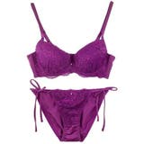 花柄ストレッチレースの贅沢デザインほどける脇紐ショーツが刺激的な大人のブラ ショ… | GRAXIA | 詳細画像11 