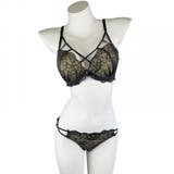 ヌーディーレースが彩る大人の艶感マルチクロスデザインブラ ショーツセット(ブラセ… | GRAXIA | 詳細画像13 