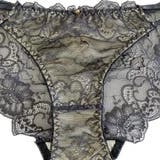 ヌーディーレースが彩る大人の艶感マルチクロスデザインブラ ショーツセット(ブラセ… | GRAXIA | 詳細画像18 