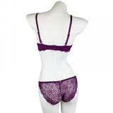 ヌーディーレースが彩る大人の艶感マルチクロスデザインブラ ショーツセット(ブラセ… | GRAXIA | 詳細画像10 