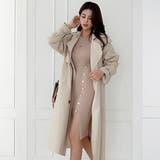 スタイルを語るサイドボタン×スリットが織りなす着痩せ効果抜群のリブニットワンピー… | GRAXIA | 詳細画像7 