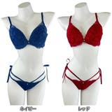 ワントーンの気品ほとばしる装飾サイドリボンとリーフ柄レースで魅せる洗練の谷間メイ… | GRAXIA | 詳細画像2 