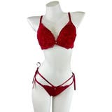 ワントーンの気品ほとばしる装飾サイドリボンとリーフ柄レースで魅せる洗練の谷間メイ… | GRAXIA | 詳細画像17 