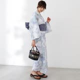 淡いブルーに優美な薔薇が重なる大人フェミニン浴衣2点セット(YUKATA) | GRAXIA | 詳細画像5