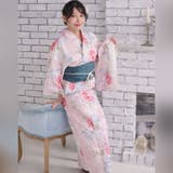 優美な灰桜色に大輪牡丹が咲き誇るアンティーク調の浴衣2点セット(YUKATA) | GRAXIA | 詳細画像8 