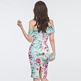 カラフルなボタニカルプリントが眩しいサマーワンピース(キャバドレス CABARE… | GRAXIA | 詳細画像6 