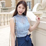 レーストップスとラップスカートのツーピースドレス(SEXYDRESS) | GRAXIA | 詳細画像4 