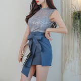 レーストップスとラップスカートのツーピースドレス(SEXYDRESS) | GRAXIA | 詳細画像5 