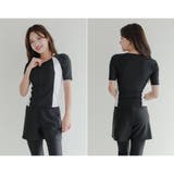 サイドラインがすっきり細見えフィットネススイムウェア4点セット(水着 体型カバー… | GRAXIA | 詳細画像9 