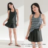 気軽に体系カバーできるインパン付きタンキニ2点セット(水着・タンキニ) | GRAXIA | 詳細画像8 