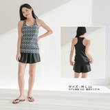 気軽に体系カバーできるインパン付きタンキニ2点セット(水着・タンキニ) | GRAXIA | 詳細画像9 