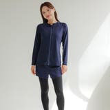 アクセントラインレギンス一体型ショートパンツ3点セット(水着・ラッシュガード) | GRAXIA | 詳細画像21