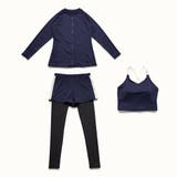 アクセントラインレギンス一体型ショートパンツ3点セット(水着・ラッシュガード) | GRAXIA | 詳細画像24