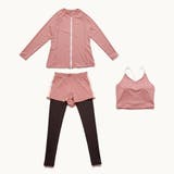 アクセントラインレギンス一体型ショートパンツ3点セット(水着・ラッシュガード) | GRAXIA | 詳細画像28