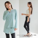 アクセントラインレギンス一体型ショートパンツ3点セット(水着・ラッシュガード) | GRAXIA | 詳細画像8