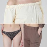 リゾート感漂うオフショルフレアパンツ付きチューブトップ水着4点セット | GRAXIA | 詳細画像4