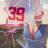 ナンバリングがアクティブなスポーティ水着4点セット(水着・体型カバー水着) | GRAXIA | 詳細画像4
