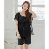 トロピカル柄キャミタンキニ体形カバー水着4点セット(水着・体型カバー水着) | GRAXIA | 詳細画像16 