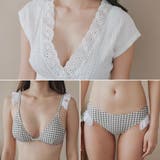 スカラップレースとフリンジデザインが個性的な魅力を放つ体形カバービキニ3点セット… | GRAXIA | 詳細画像5 