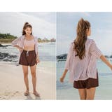 ストライプシャツがすっきりと魅せてくれるスポブラ体形カバー水着4点セット(水着 … | GRAXIA | 詳細画像24 