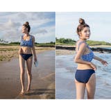 シフォンシャツがメンズライクな体形カバービキニ4点セット(水着 体型カバー水着) | GRAXIA | 詳細画像23 