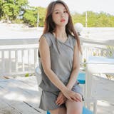 ゆったりノースリーブとショートパンツの体形カバー水着4点セット(水着 体型カバー… | GRAXIA | 詳細画像21 