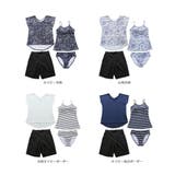 露出を控えつつデザイン性を兼ね備えた体形カバータンキニ4点セット(水着 体型カバ… | GRAXIA | 詳細画像6 