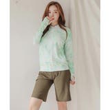 淡い垂らしこみカラーが涼し気に優しい体形カバービキニ4点セット(水着 体型カバー… | GRAXIA | 詳細画像17 