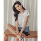 サイドシャーリングボーダータンキニ水着4点セット(水着・体型カバー水着) | GRAXIA | 詳細画像13 