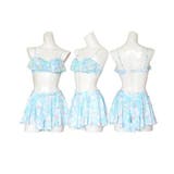 水彩フラワーフリルビキニ4点セット(水着・体型カバー水着) | GRAXIA | 詳細画像27 