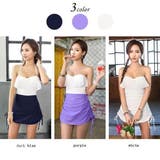 インパン付き無地サイドシャーリングフリル水着(水着・ワンピース) | GRAXIA | 詳細画像4 