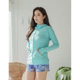 着るだけでUVケアできるパーカータイプのラッシュガード(水着・ラッシュガード) | GRAXIA | 詳細画像17 