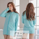 ロング丈でヒップもカバーラッシュガード(水着・ラッシュガード) | GRAXIA | 詳細画像17