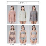 ビッグシルエットロンT付きレオパード柄ビキニ3点セット(水着・体型カバー水着) | GRAXIA | 詳細画像4 