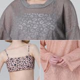 ビッグシルエットロンT付きレオパード柄ビキニ3点セット(水着・体型カバー水着) | GRAXIA | 詳細画像5 