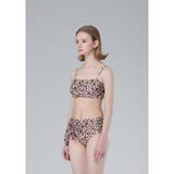ビッグシルエットロンT付きレオパード柄ビキニ3点セット(水着・体型カバー水着) | GRAXIA | 詳細画像10 