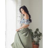 ロングスカート付きレトロフラワーオフショルビキニ3点セット | GRAXIA | 詳細画像10