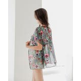 リボンバンドゥと花柄トップスのビキニ3点セット(水着・体型カバー水着) | GRAXIA | 詳細画像24 