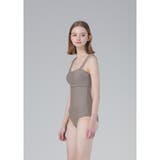 ハイウエストでバックシャンにも自信モノキニワンピース(水着・モノキニ) | GRAXIA | 詳細画像7 