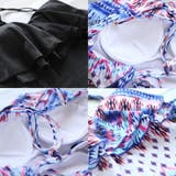 ボリュームフリルとバッククロスのモノキニワンピース(水着・モノキニ) | GRAXIA | 詳細画像6 