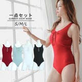 フロントレースアップのワンピース(水着・モノキニ) | GRAXIA | 詳細画像3